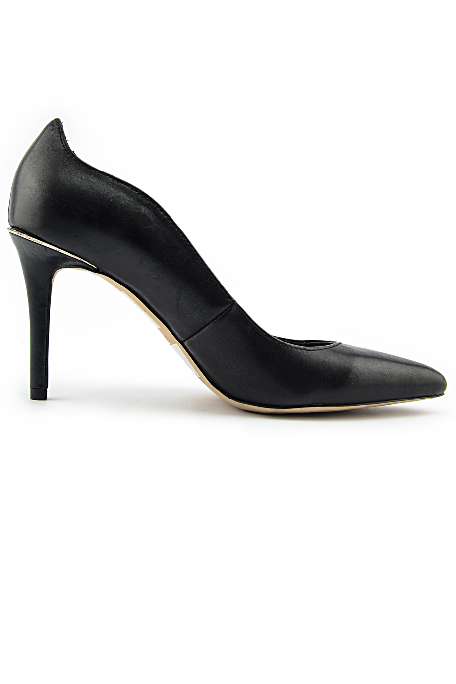 ALDO Leather Pumps 7.5cm/ Black