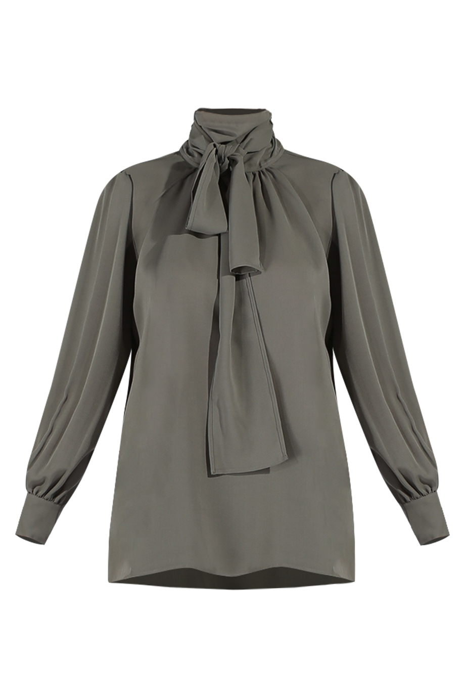 Áo sơ mi Abbey Scarf Blouse/ Moss Green 2188