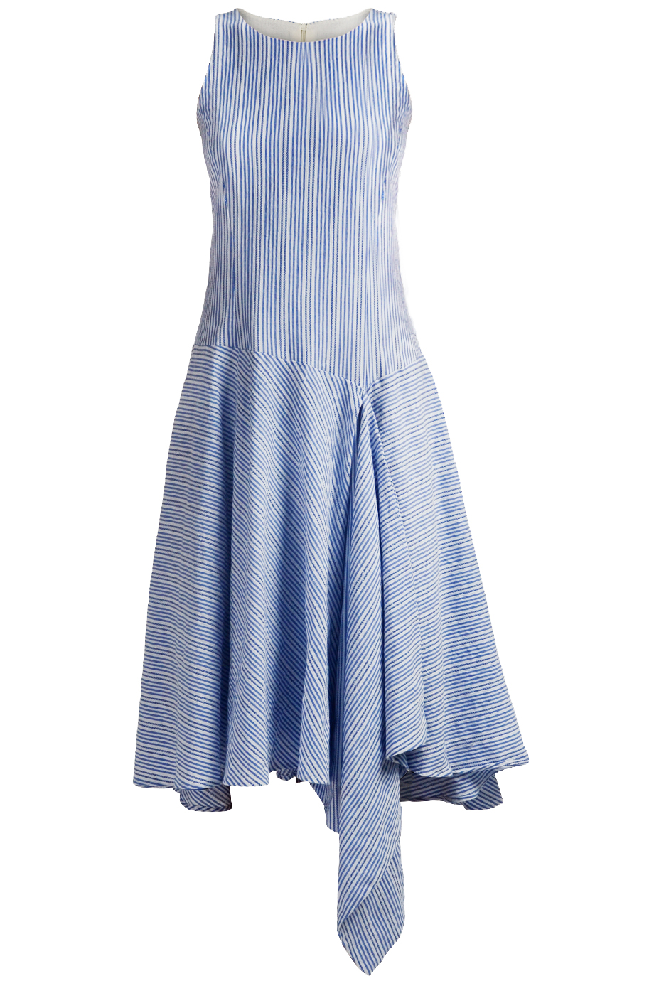 Đầm Anna Asymmetric No-sleeved Dress/ Blue Stripe