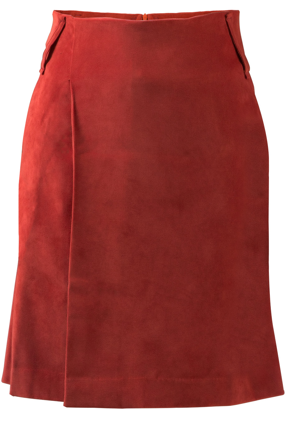 Chân váy da lộn Ava Skirt/ Red