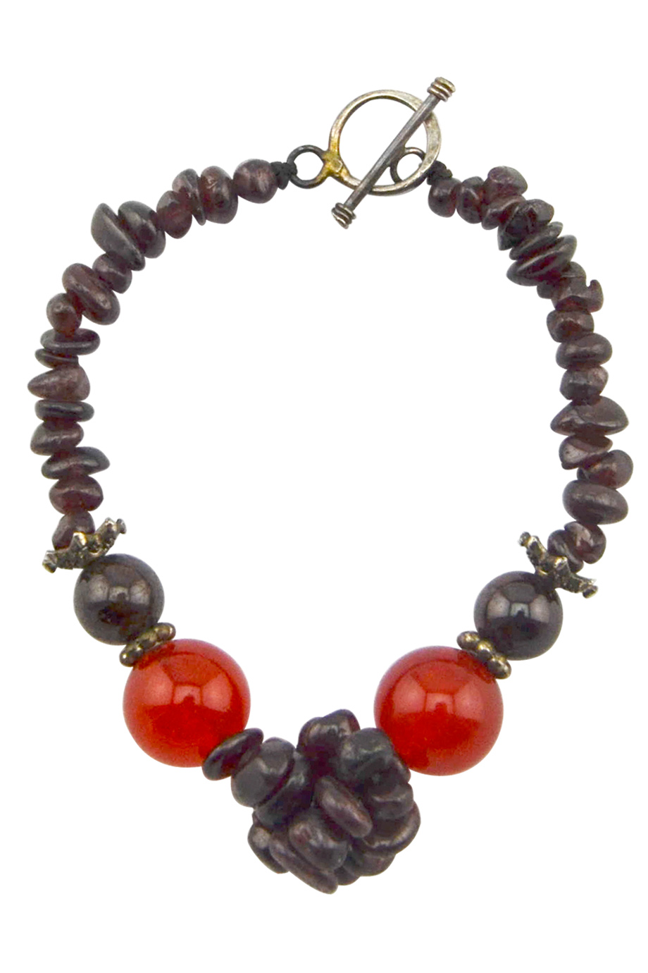 Vòng tay Savanah Garnet & Agate Bracelet