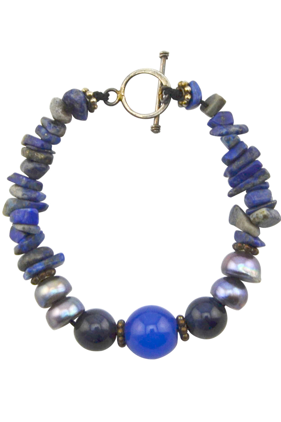 Vòng tay Blue Tiger Eyes & Lapis Bracelet