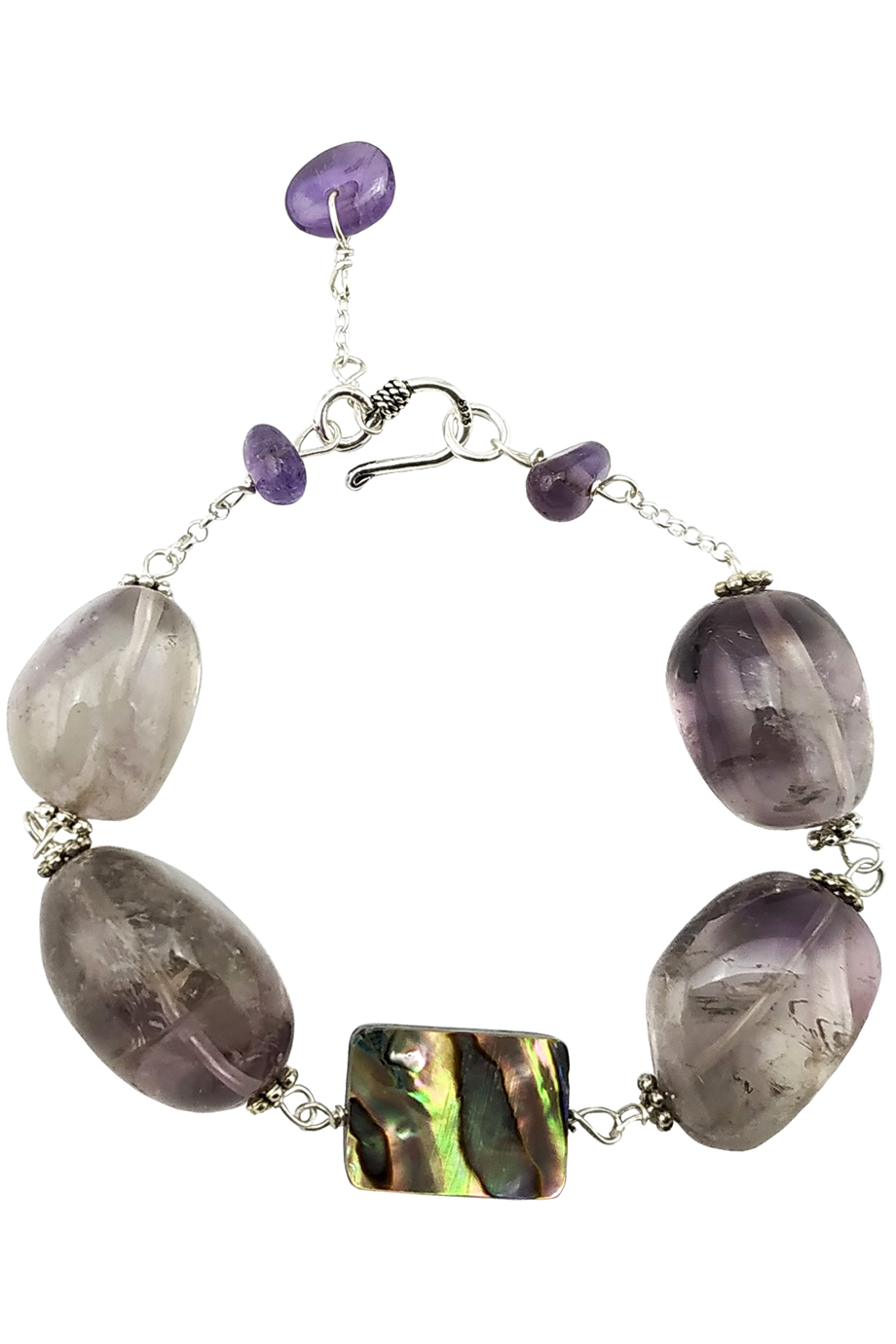 Vòng tay Alberta Amethyst & Pearl Bracelet/ Light