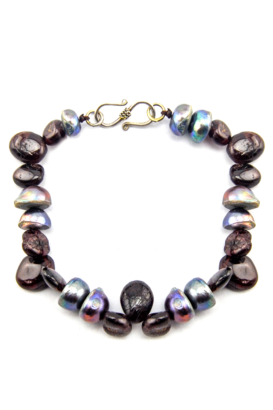 Vòng tay Lorein Garnet & Pearl Bracelet