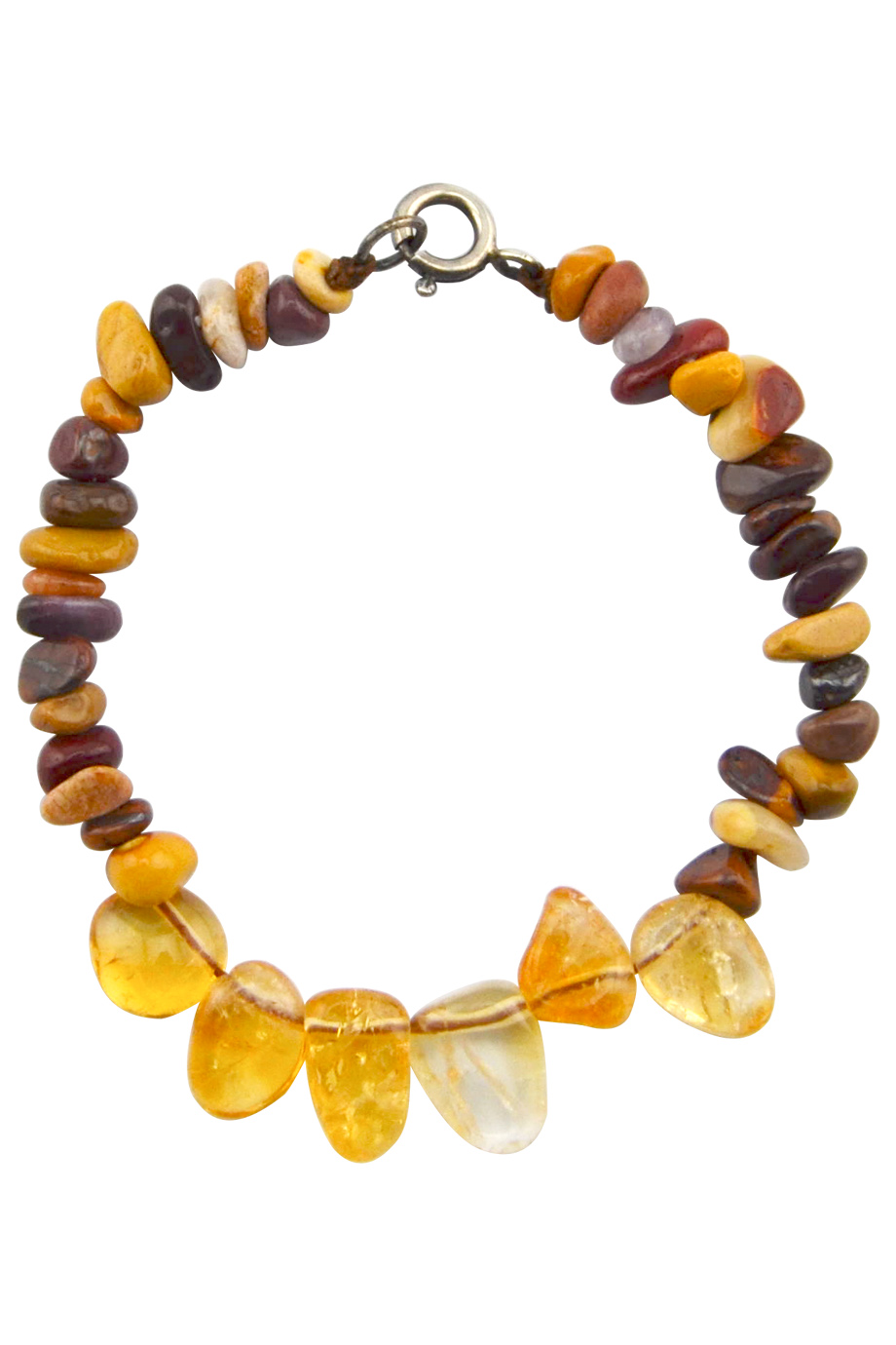 Vòng tay Lupe Citrine & Fire Chalcedony Bracelet