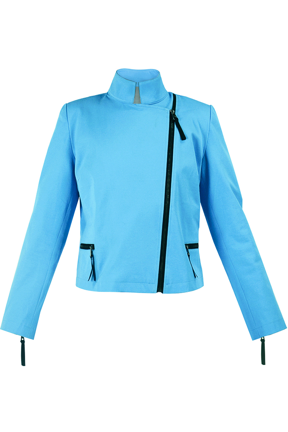 Áo khoác Chloe Zipper Crop Jacket/ Turquoise 1908