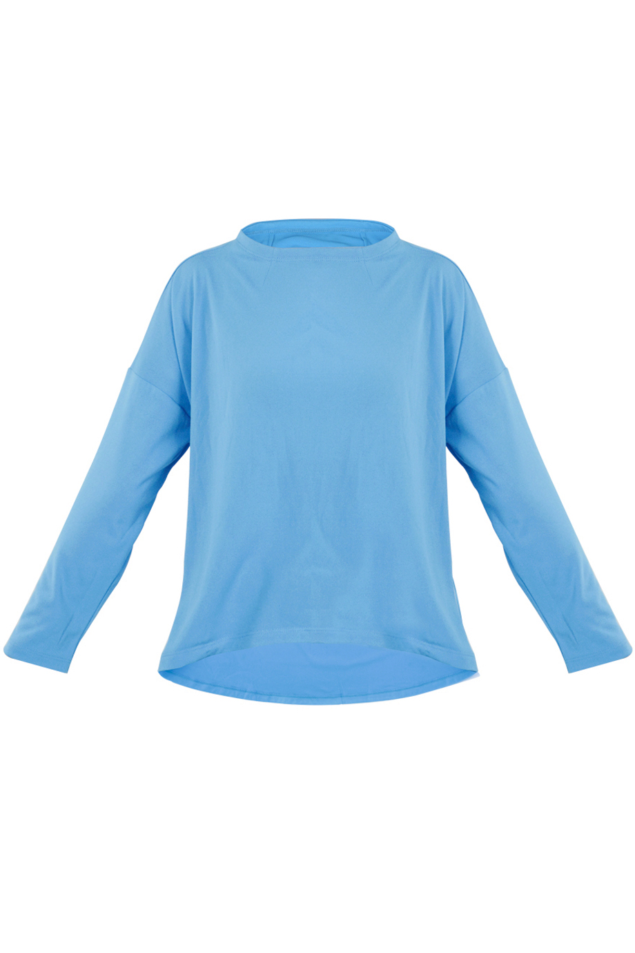 Áo Christine High-neck Crop Pullover/ Turquoise 1653