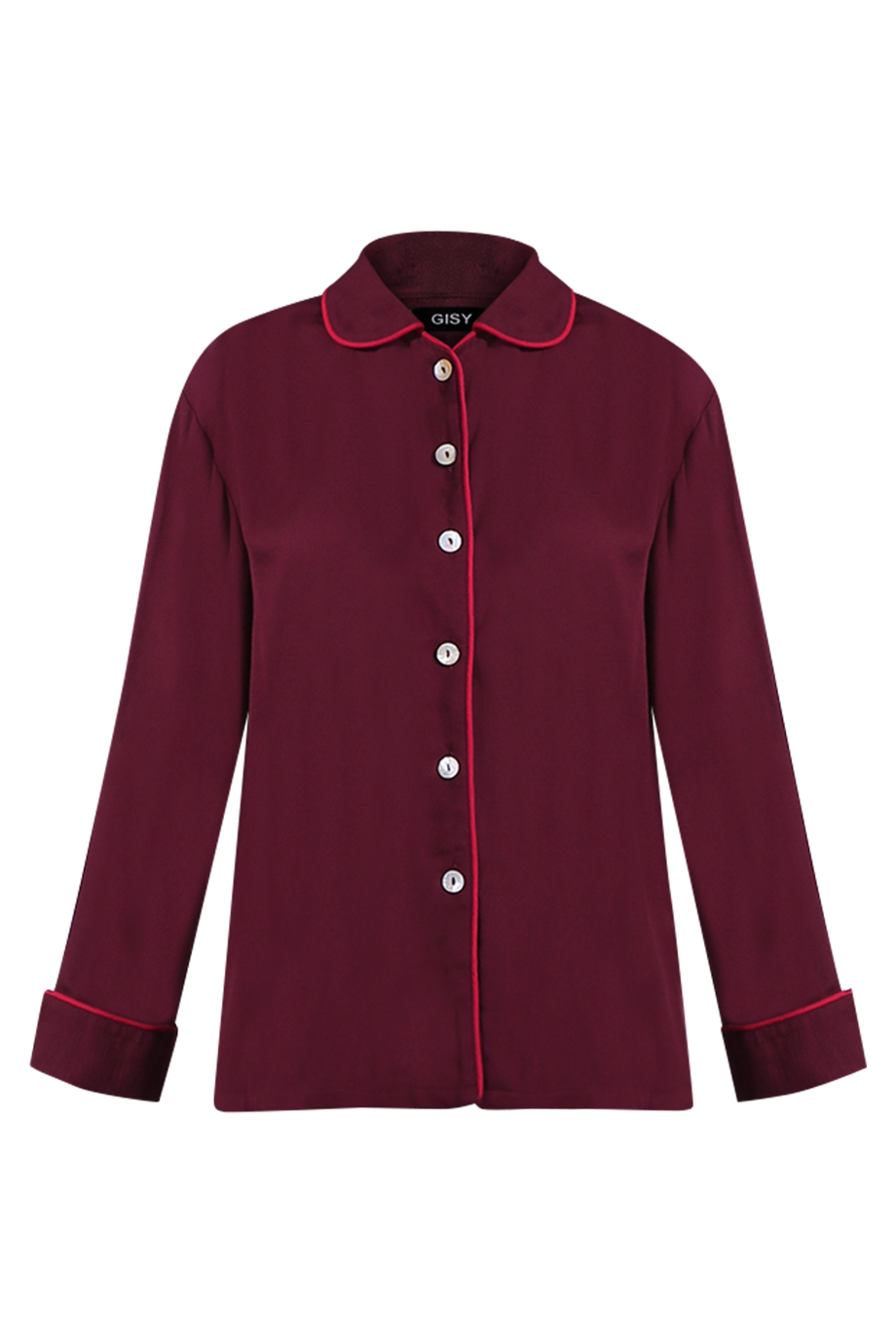 Áo ngủ dài tay Clacie No.1 Pajama Long-sleeved Shirt/ Plum