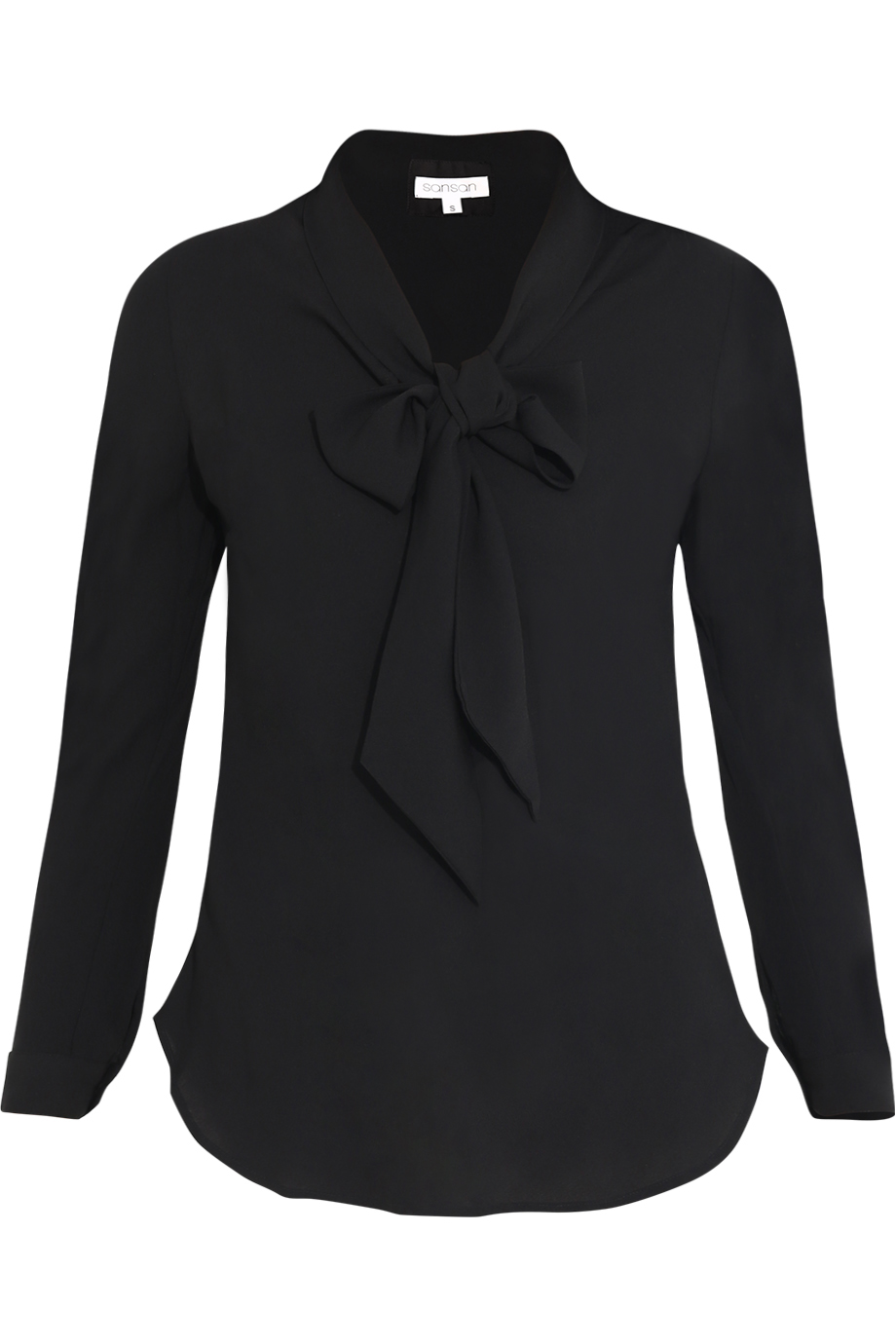 Nancy Bow Blouse/ Black