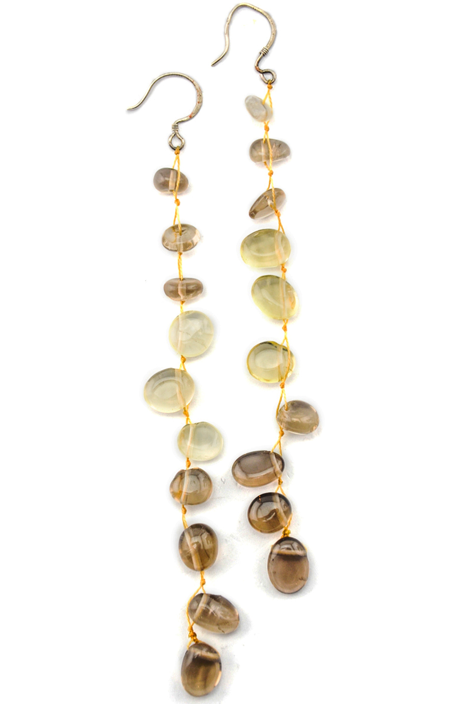 Bông tai Dream Stream Smoky & Lemon Quartz Earings