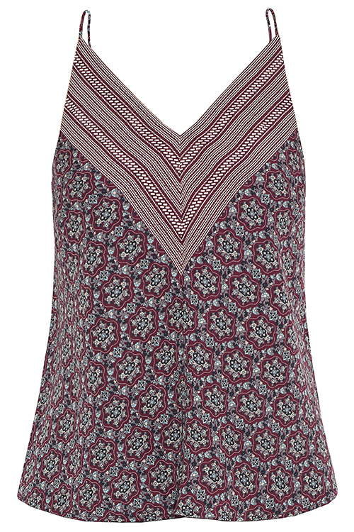 Tallulah Spaghetti Top/ Mahogany