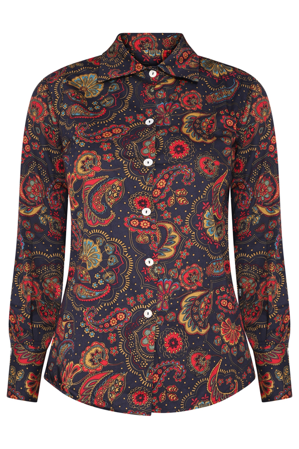 Áo sơ mi Marlowe Shirt/ Navy Paisley