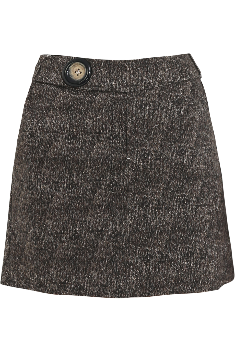 Jullie A-line Skirt/ Brown-Black