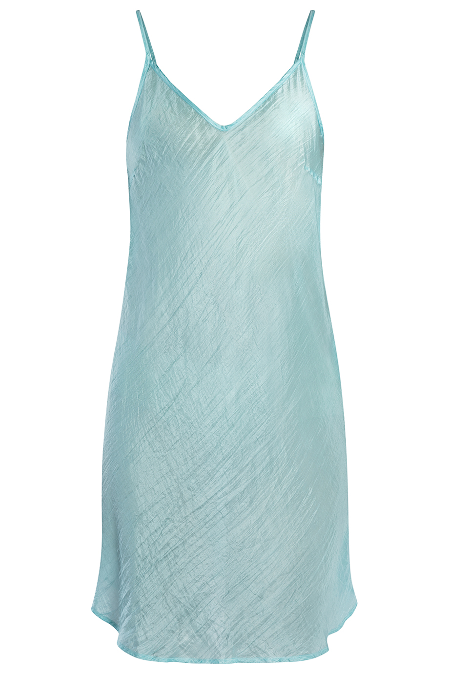 Đầm dây V-neck Silk Bias Cut Slip Dress/ Turquoise