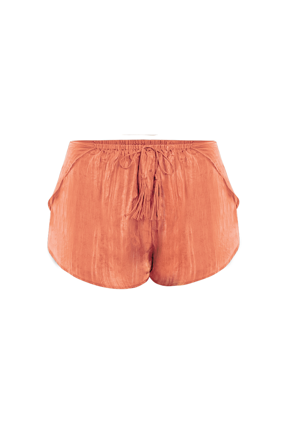 Quần lụa tơ tằm 100% Iris Silk Pajama Shorts/ Coral