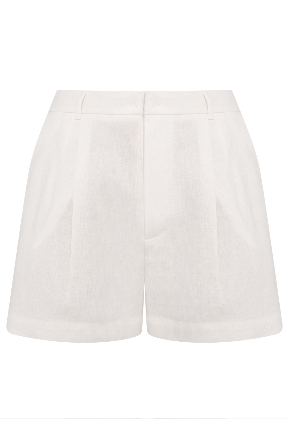 Kelly High-waisted Shorts/ White