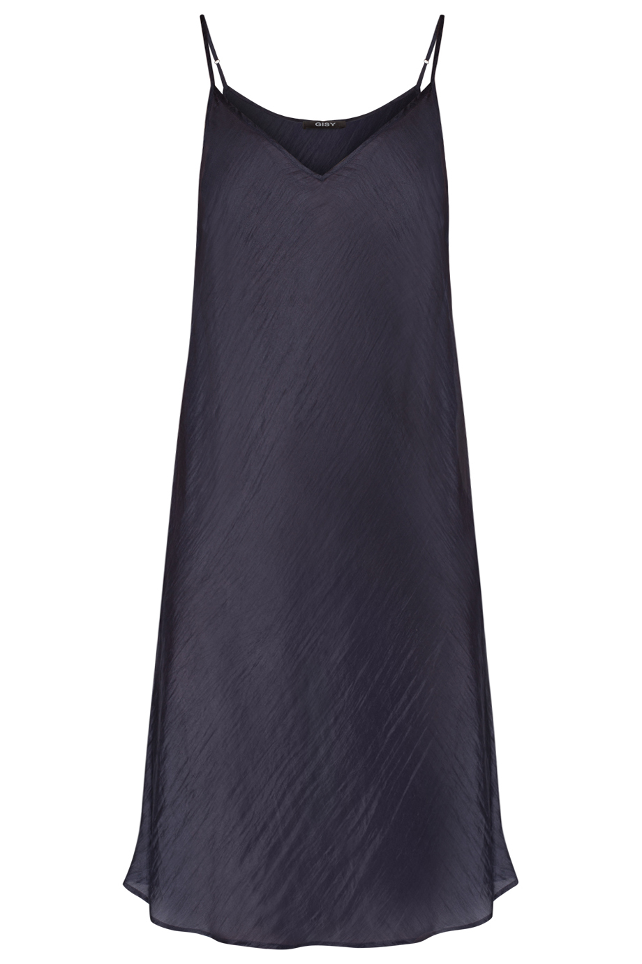 Đầm lụa tơ tằm 100% V-neck Silk Bias Cut Slip Dress/ Navy
