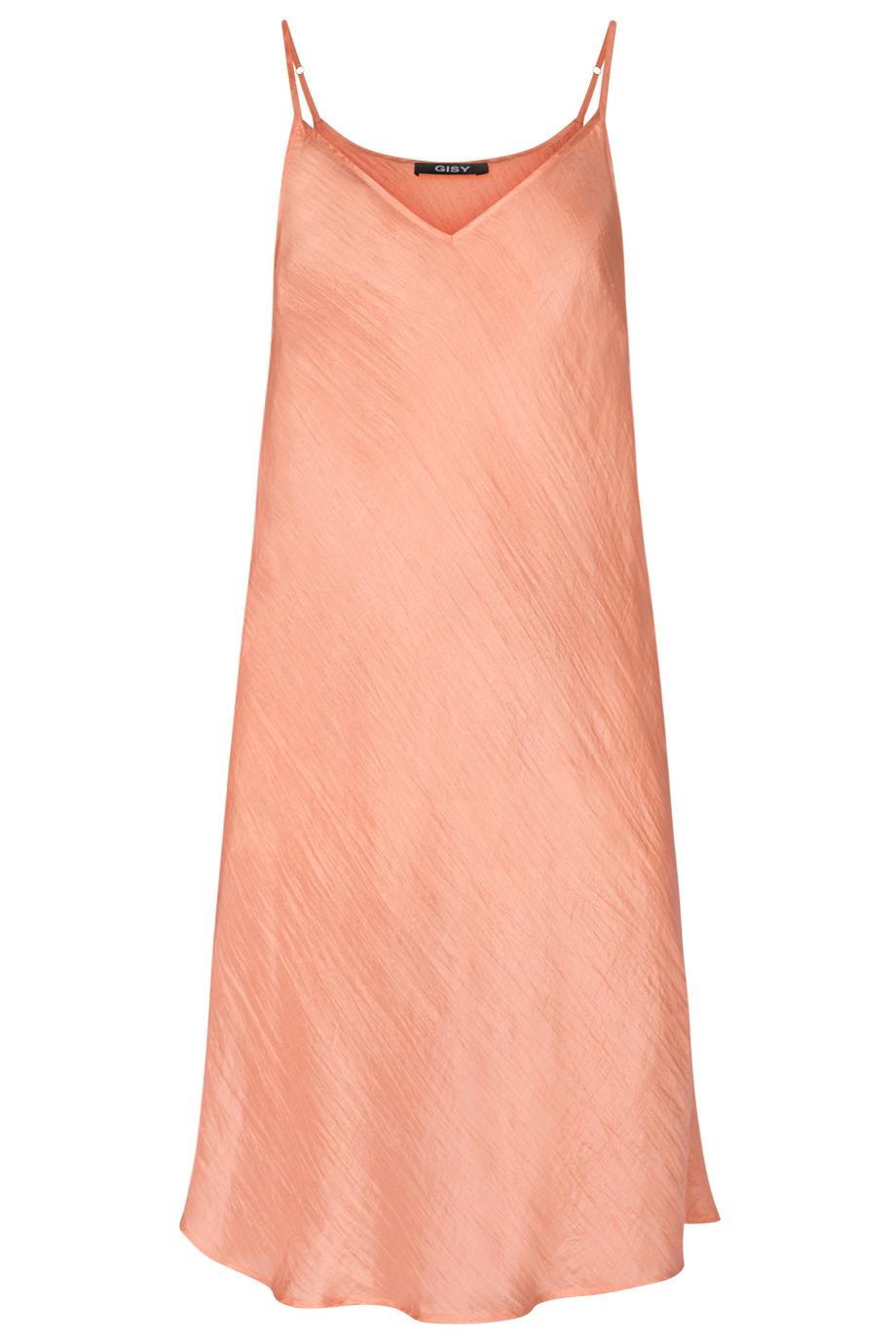 Đầm lụa tơ tằm 100% V-neck Silk Bias Cut Slip Dress/ Coral