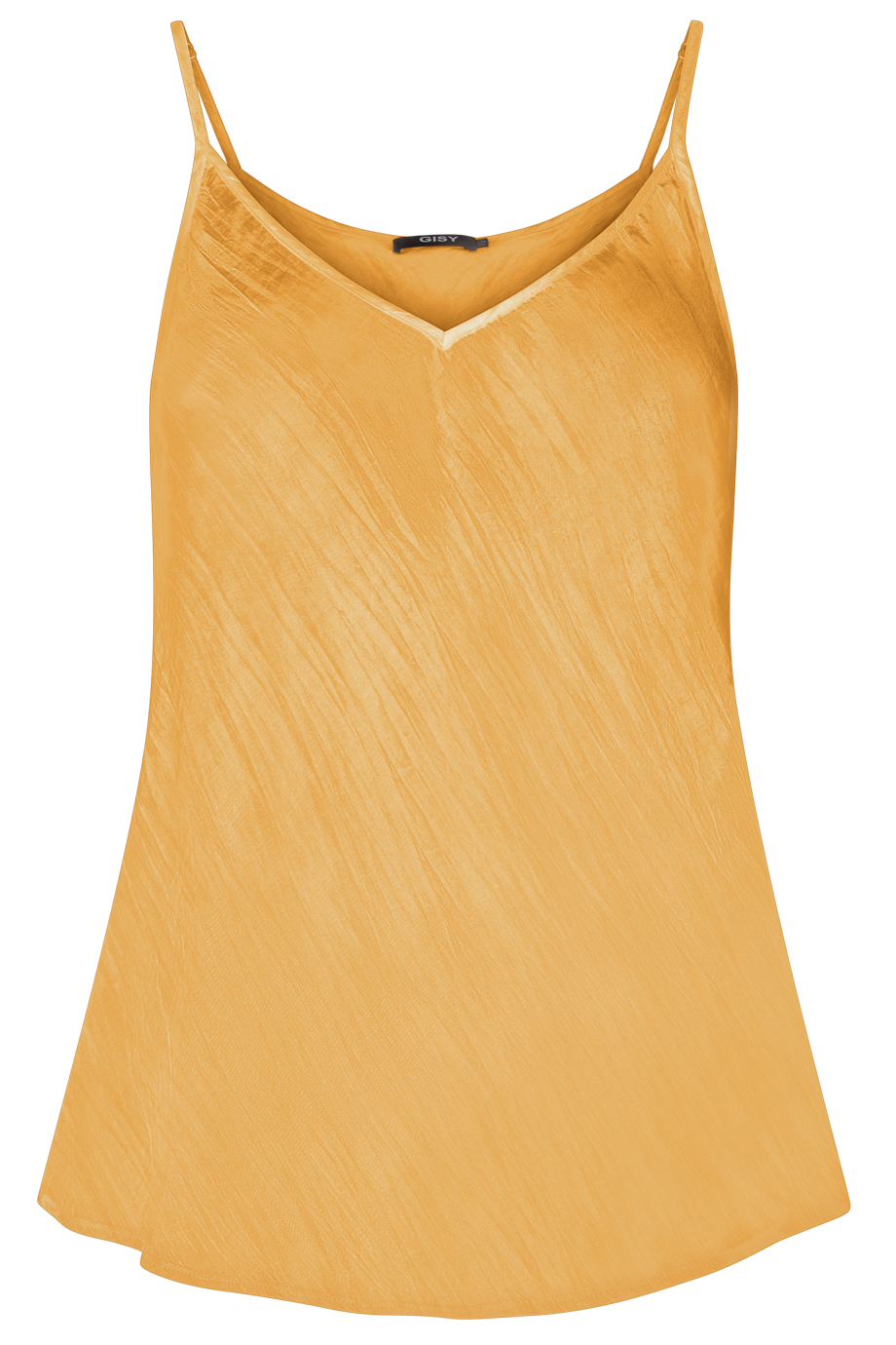 Áo lụa tơ tằm 100% V-neck Silk Bias Cut Camisole/ Mustard