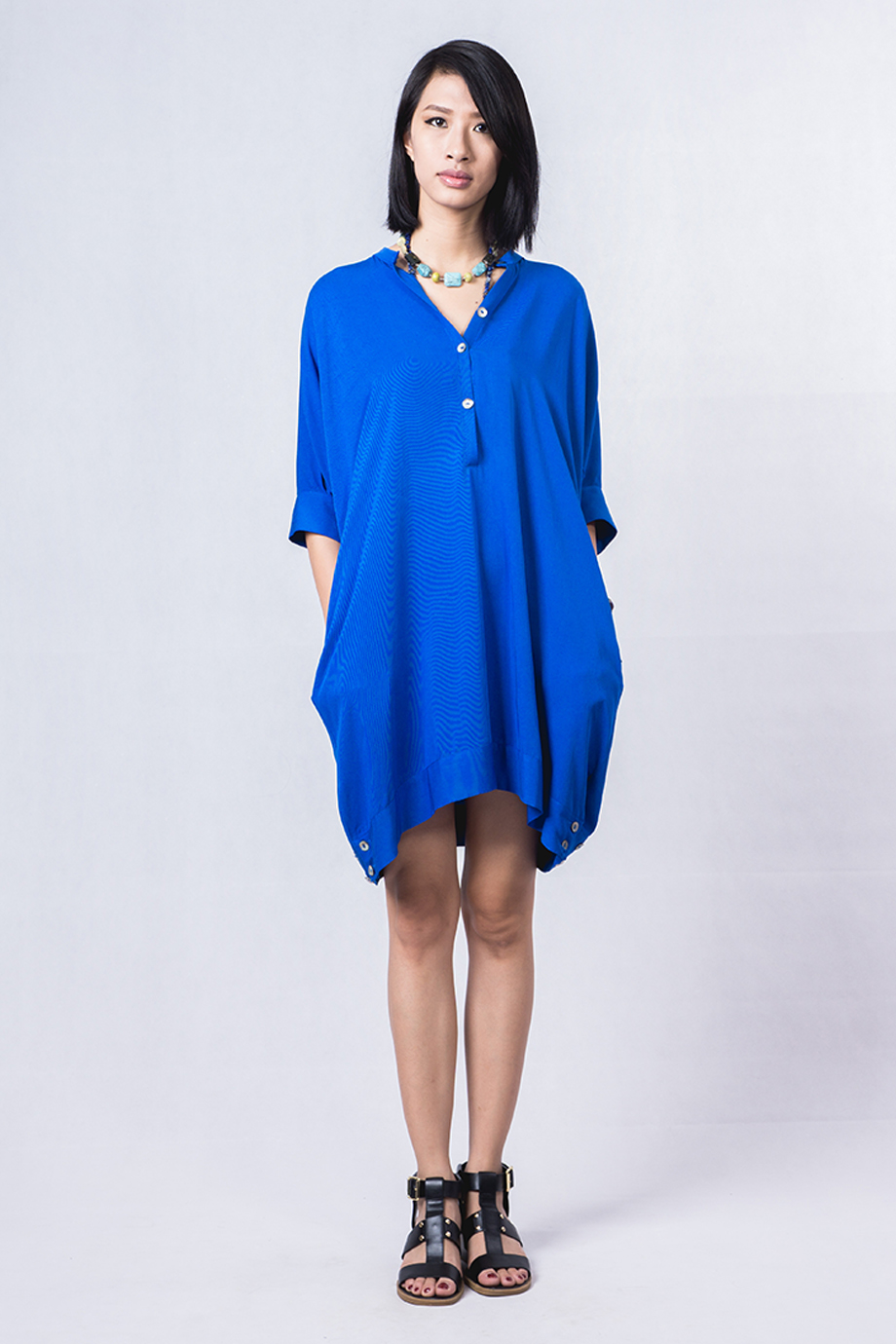 Tide Dress/ Cobalt