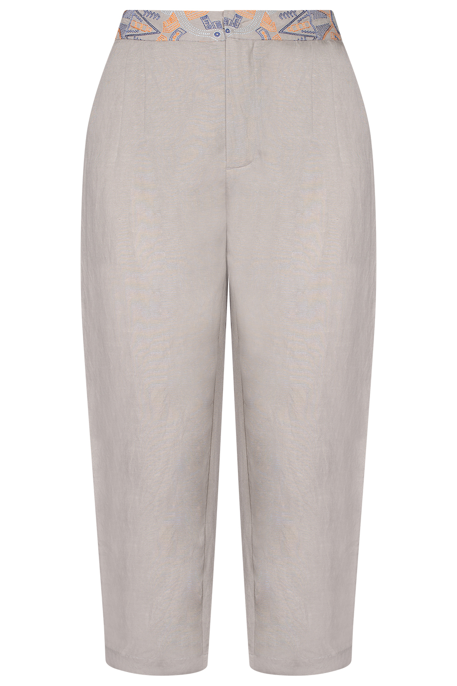 Quần Michelle Linen Capri Pants/ Clay