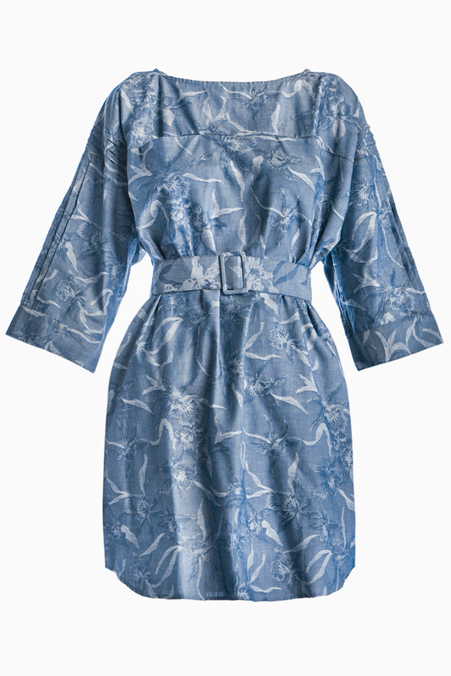 Đầm sơ mi Juniper Boat-neck Denim Shirtdress (D2)