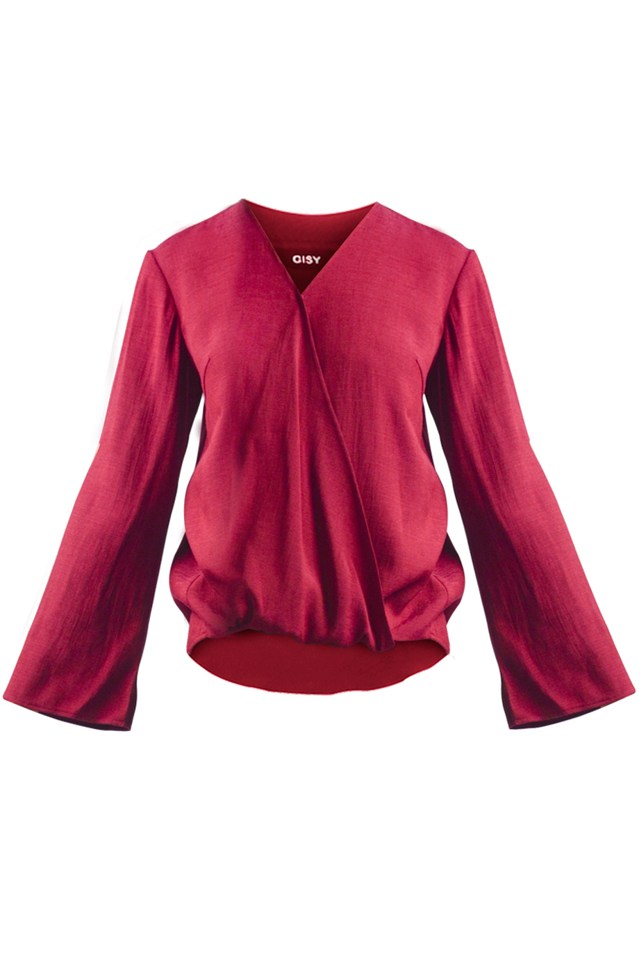 Áo Layla Wrap-effect Blouse/ Plum 2253