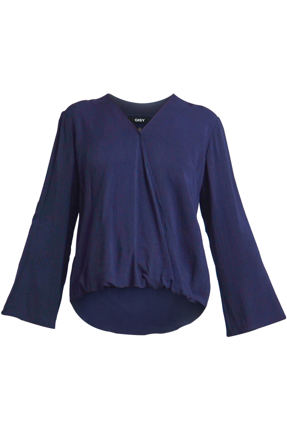 Áo Layla Wrap-effect Blouse/ Navy 2256