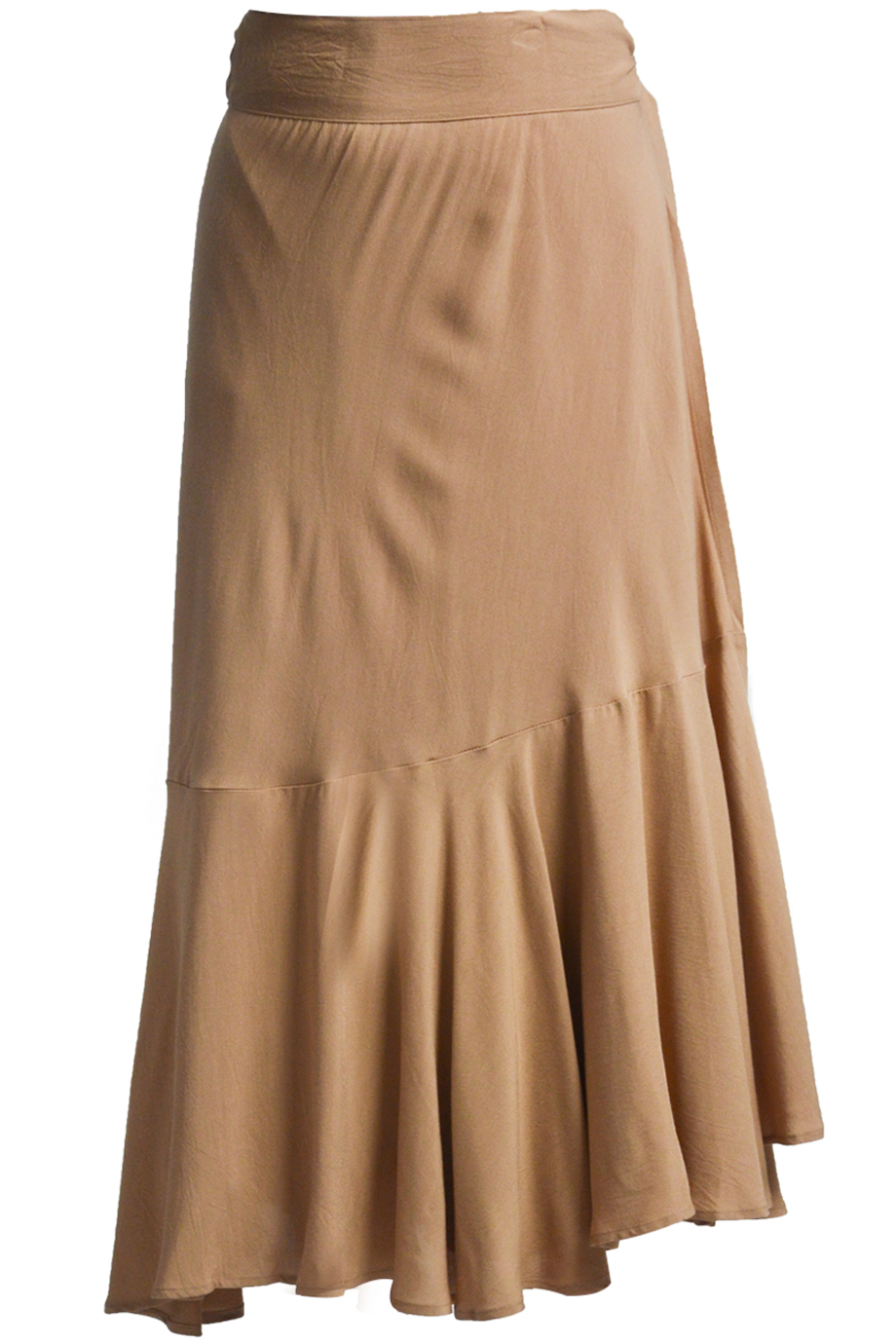 Chân váy Cadence Asymmetric Wrap Skirt/ Nude 2254