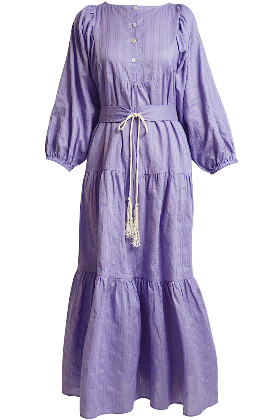 Đầm Coriander Puff-sleeves Maxi Dress/ Amethyst 2272