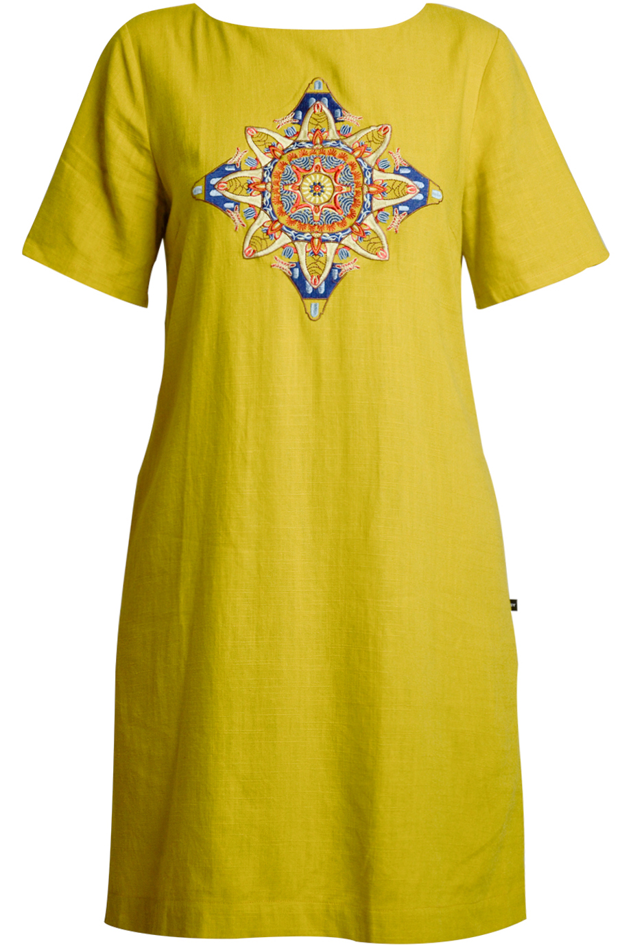 Đầm Goldie Embroidered Shift Dress/ Yellow 2192