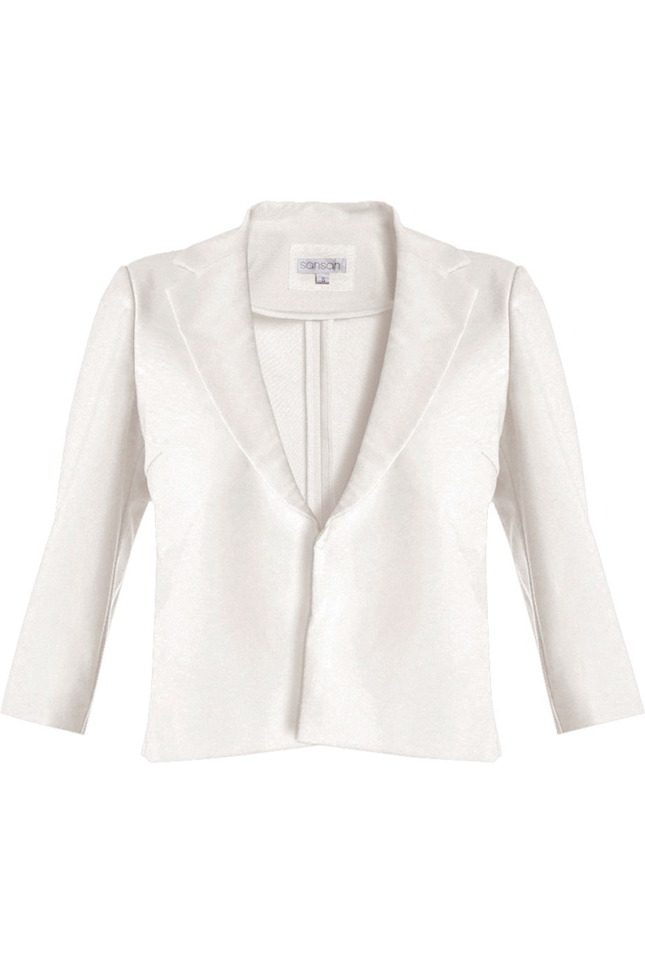 Áo vest lửng Louise Crop Suit Jacket/ Cream White