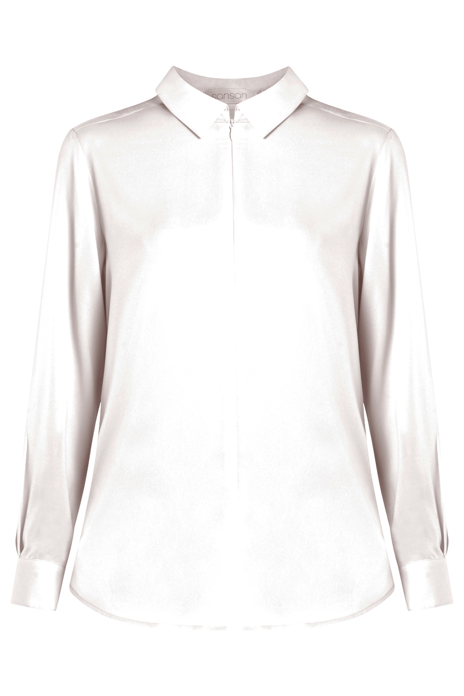 Áo sơ mi Lydia Zipper Shirt/ Cream White