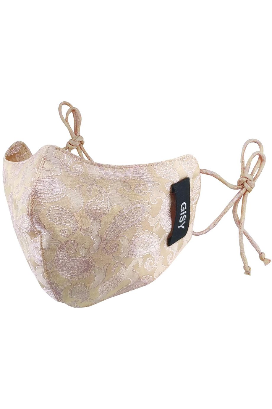 Khẩu trang Silk Face Sleep Mask/ Golden Rose Paisley N034