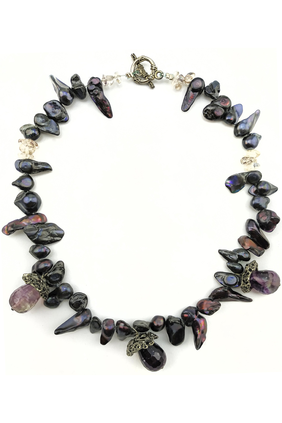 Vòng cổ Gothic Florite & Pearl Necklace