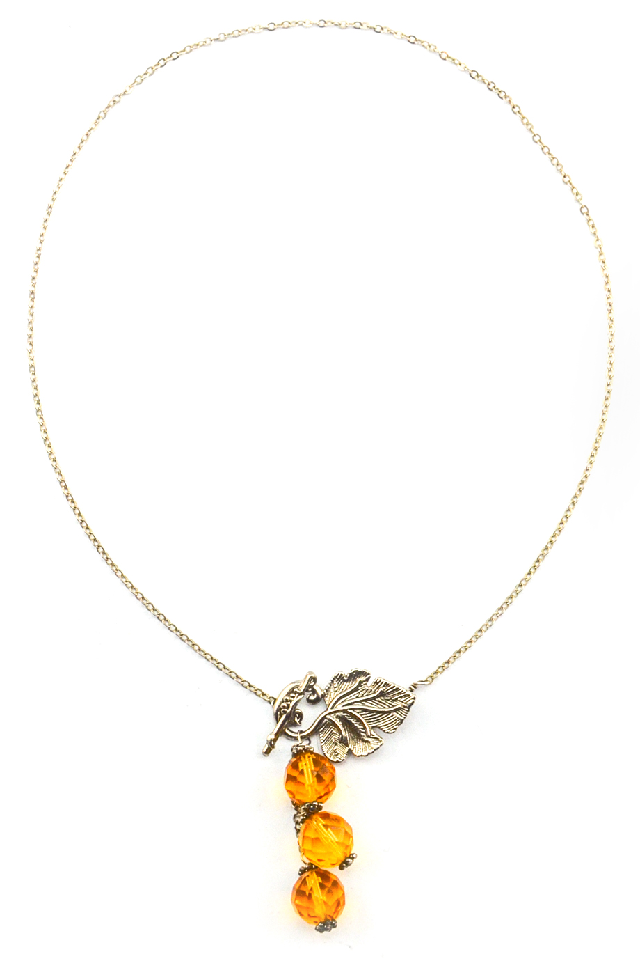 Vòng cổ Facet Citrine & Silver Chain Necklace