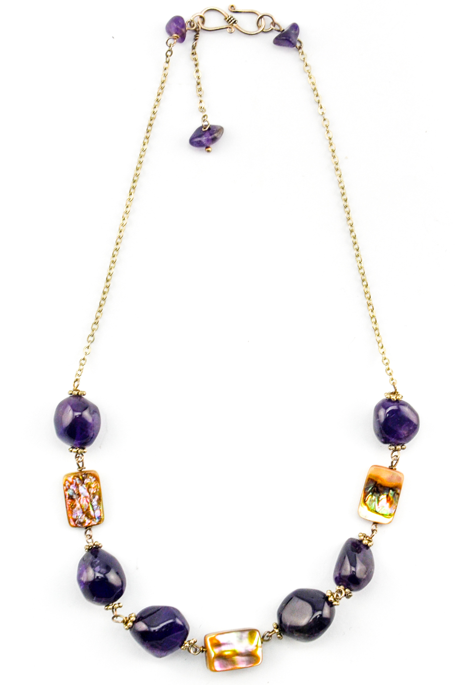 Vòng cổ Alberta Amethyst & Pearl Necklace