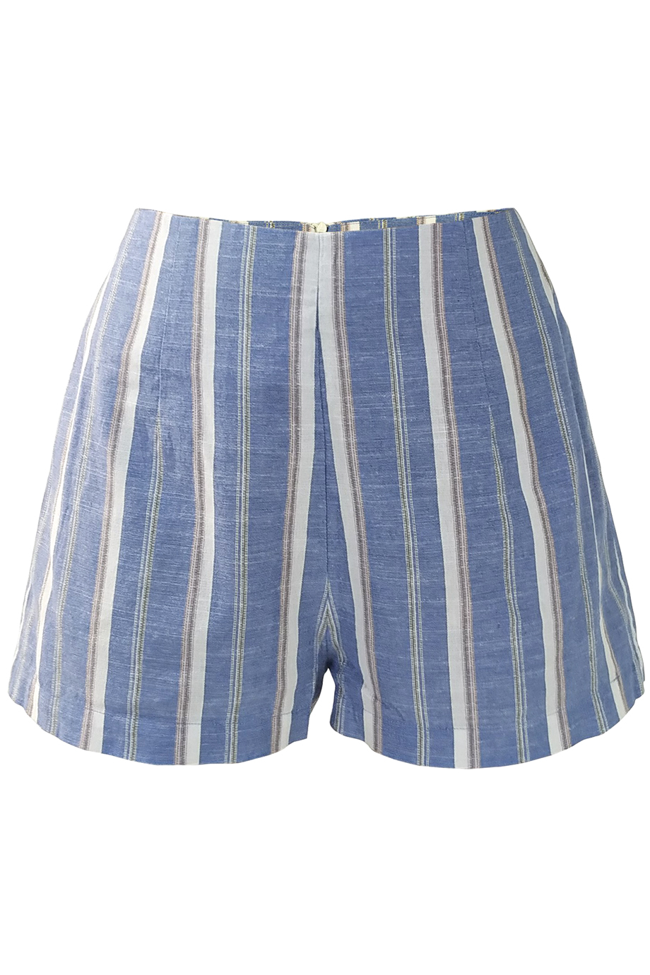 Quần Rory Linen Mini Shorts/  Blue Stripe 2251