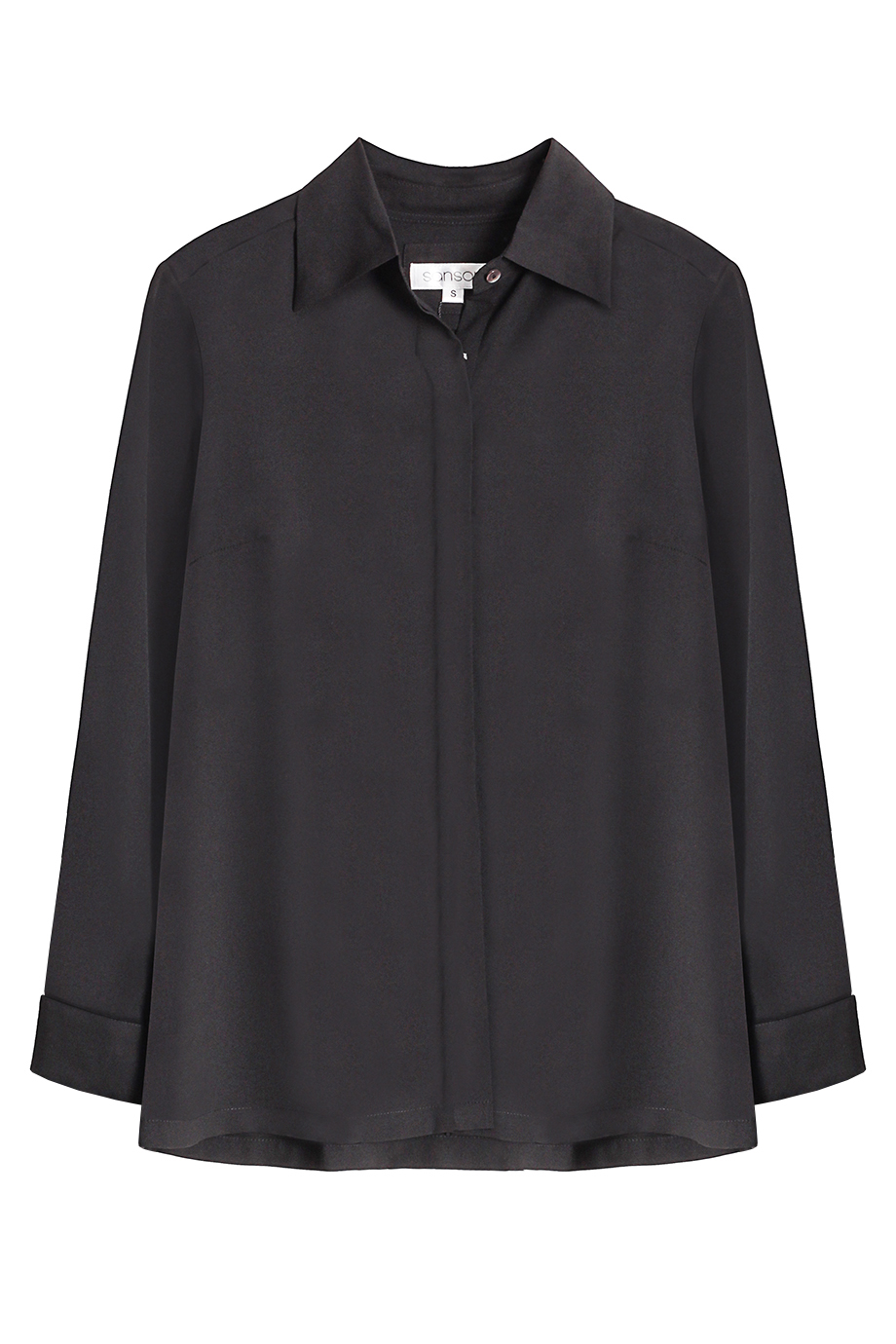Grace Shirt with Cufflinks/ Black