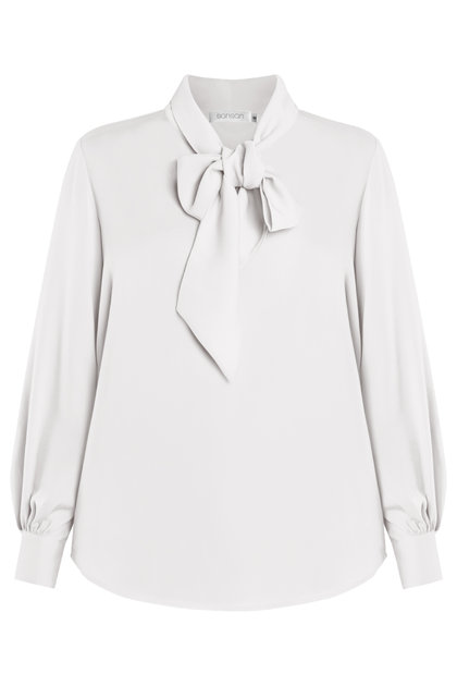 Áo Shylei Bow Blouse/ Cream White 2044