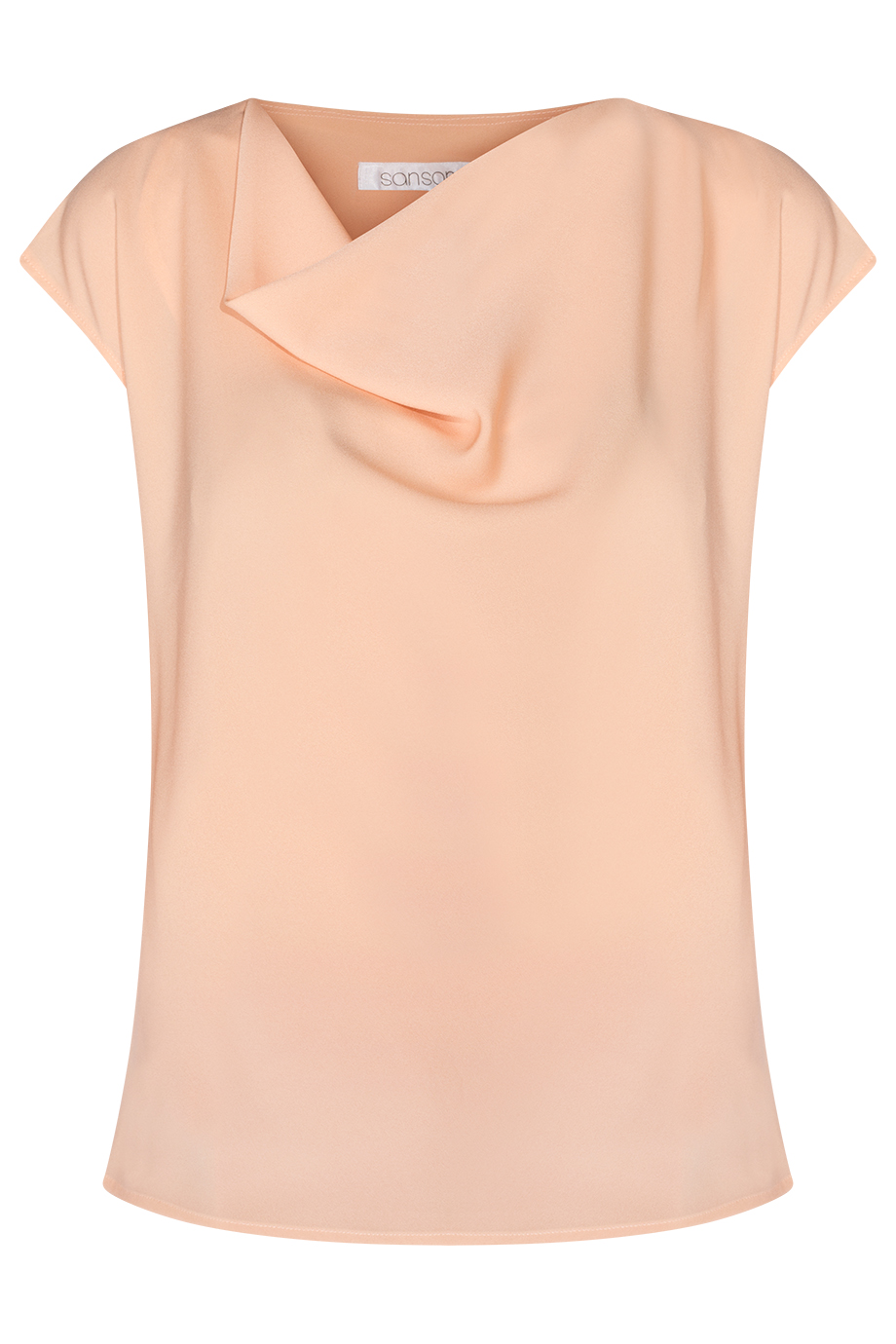 Áo cổ đổ Isabelle Cowl Neck Blouse/ Salmon