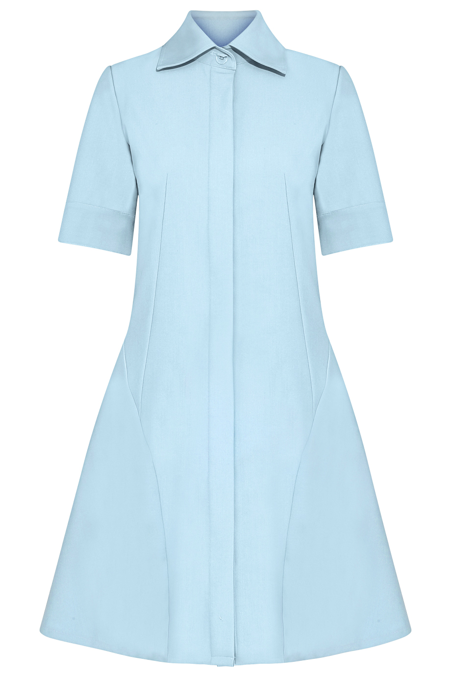 Liv Shirt Dress/ Sky