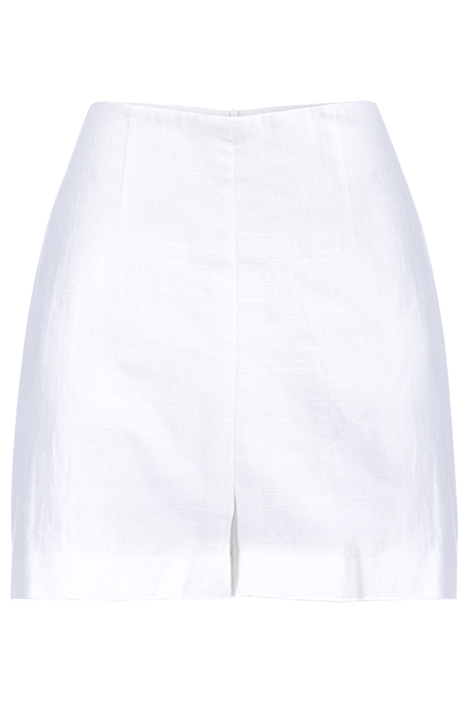 Noelani High-waisted Linen Shorts/ White 2147