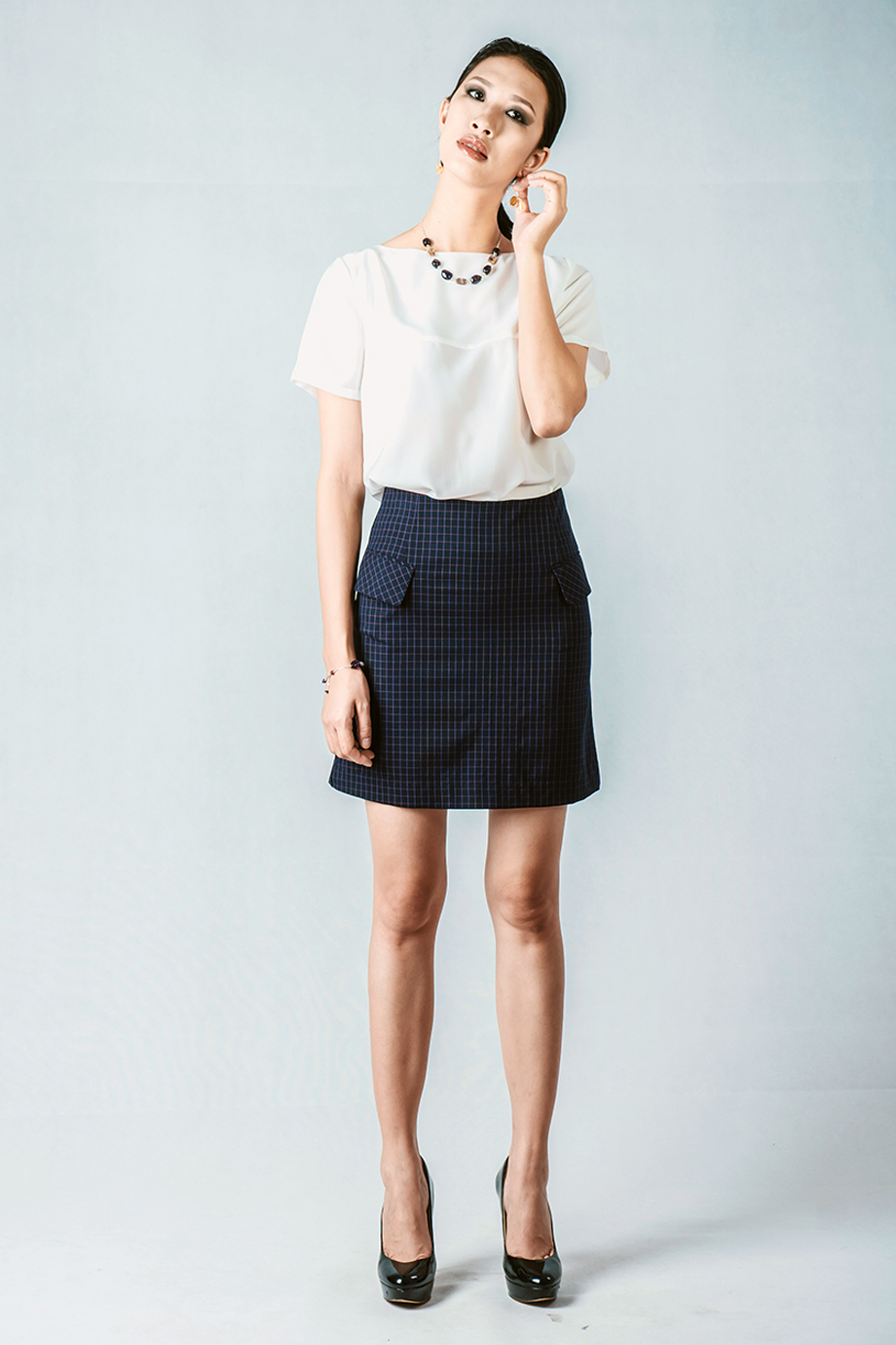 Pepper Blouse/ Short/ White