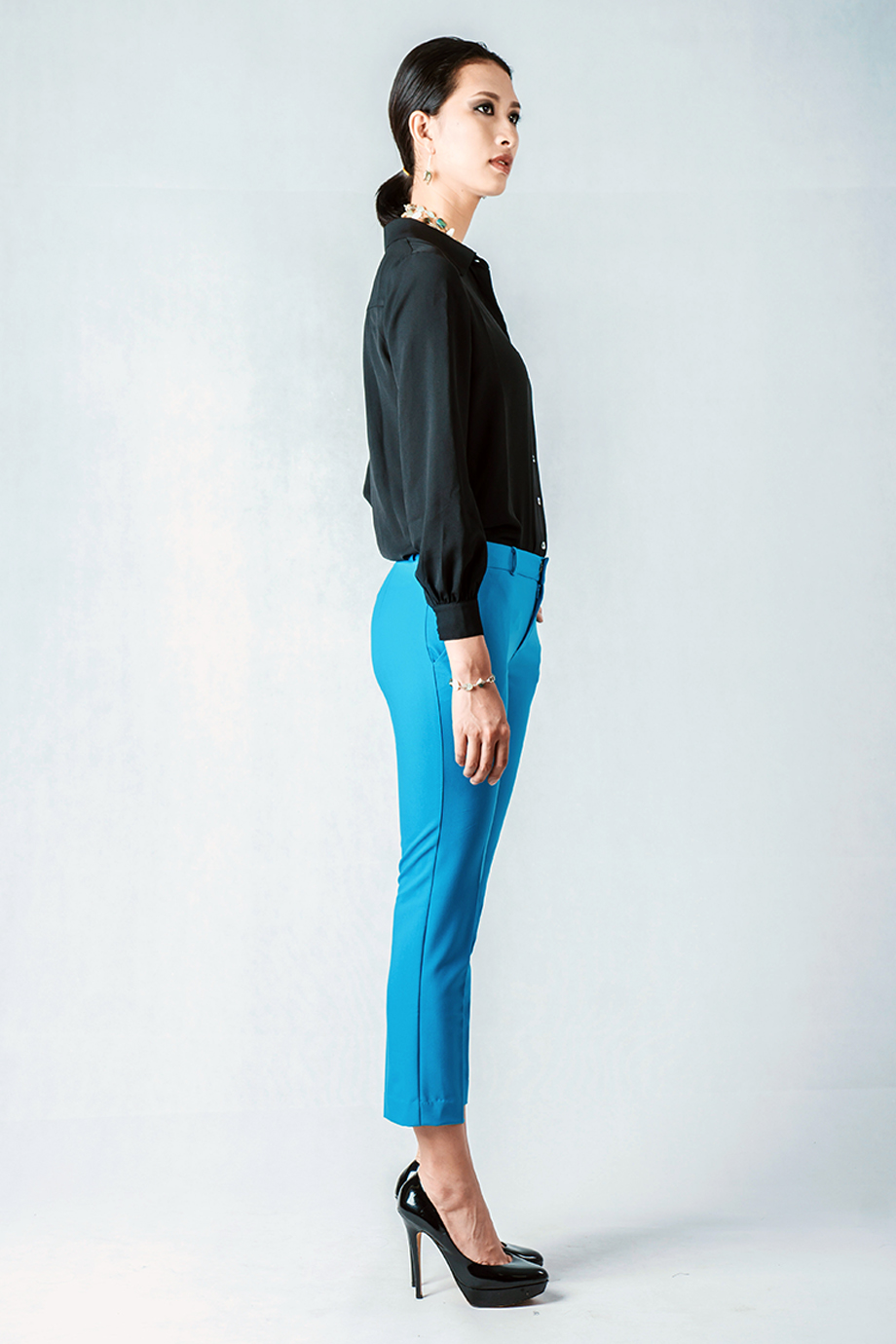 Pepper Pants/ Cerulean Blue