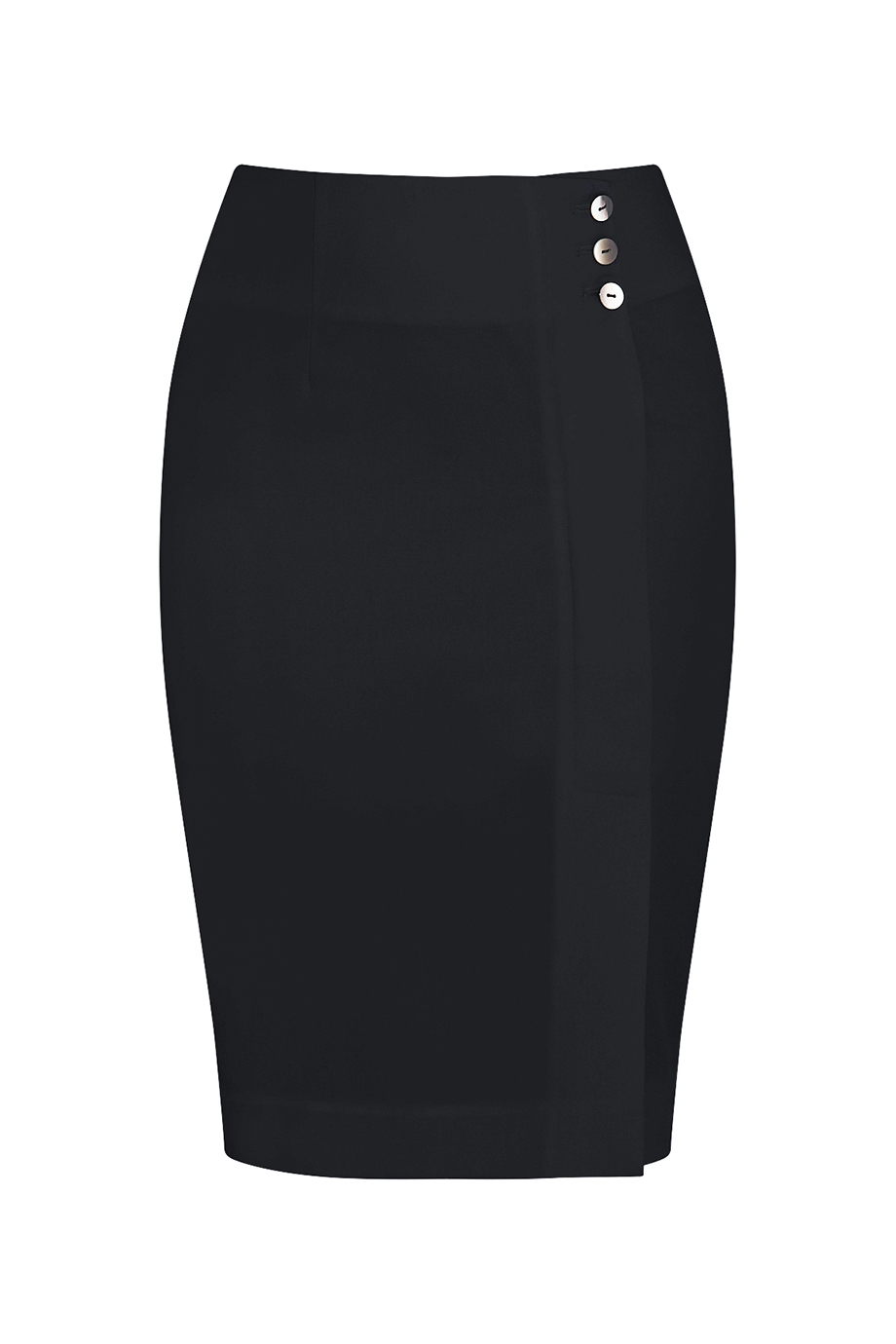 Chân váy Grace Button Skirt/ Black