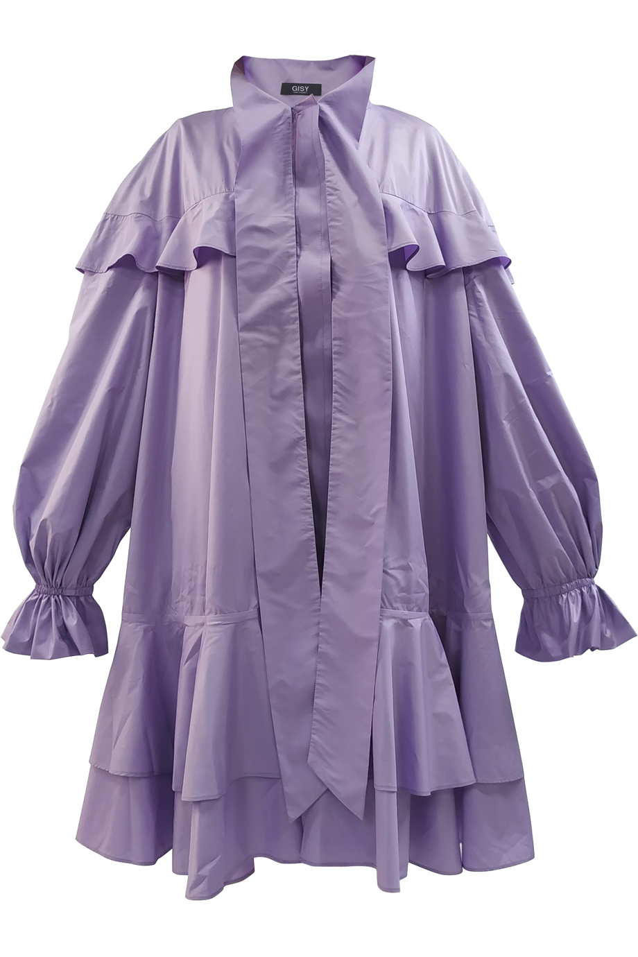 Áo khoác Vienna Ruffle Belted Wind-block Coat/ Lavender 2309