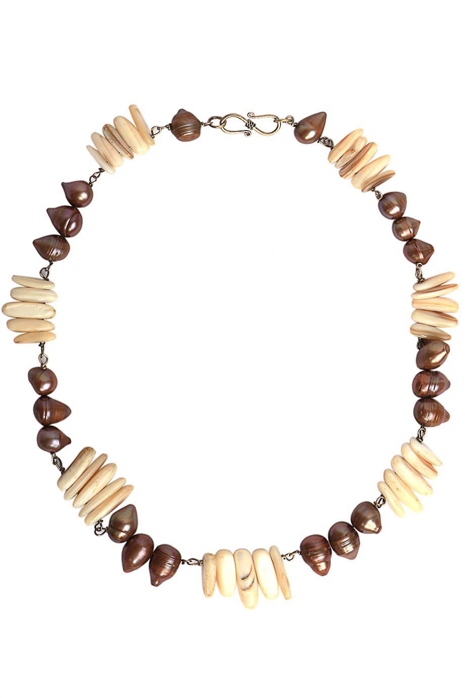 Nawal Pearl & Shell Necklace