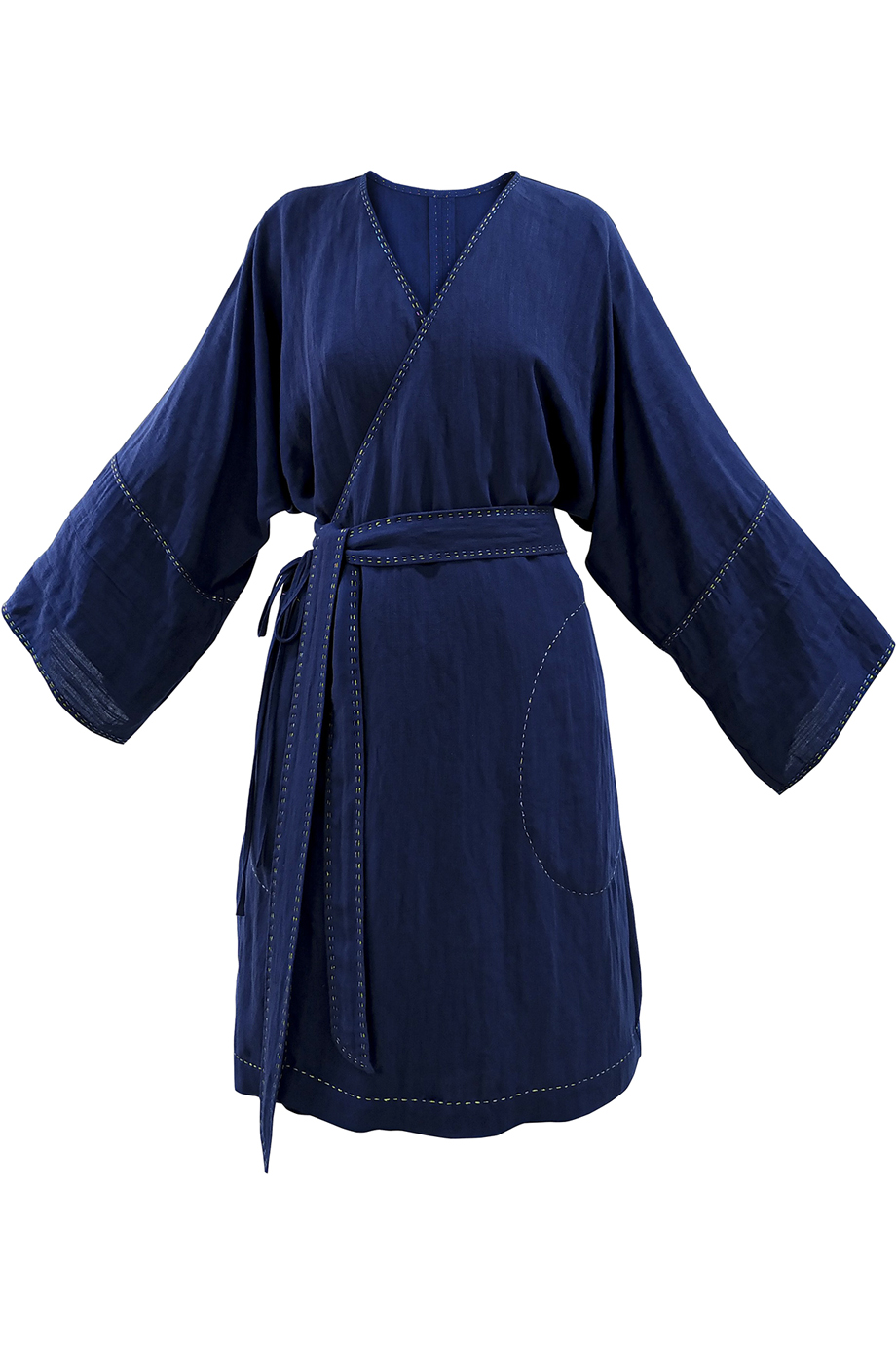 Đầm Ameena Embroidered Kimono Robe/ Ocean 2276