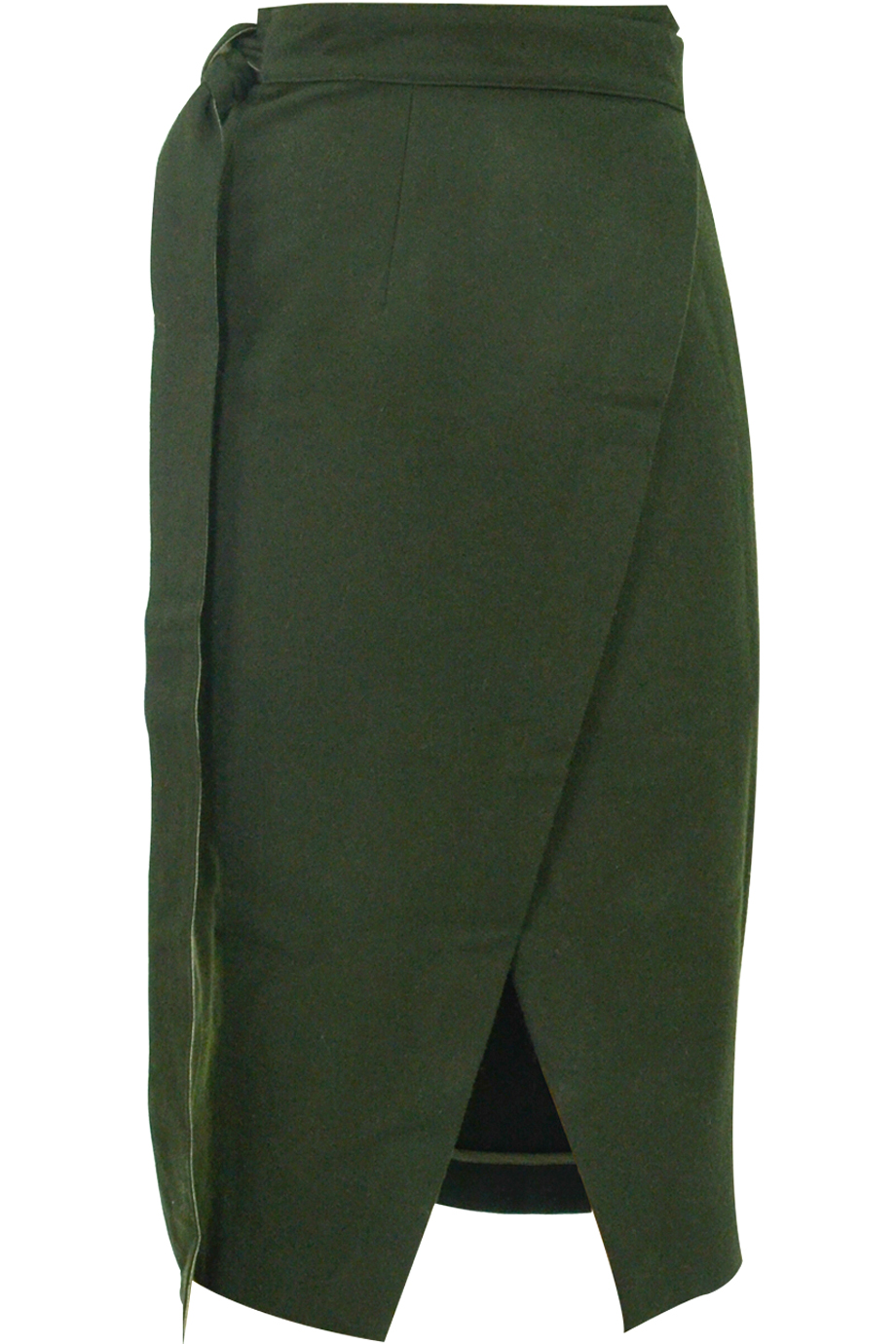 Chân váy cuốn Colleen Wrap Midi Pencil Skirt/ Dark Forest 2243